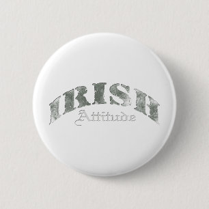 Macaron Rond 5 Cm Irlandais - Trouble d'attitude
