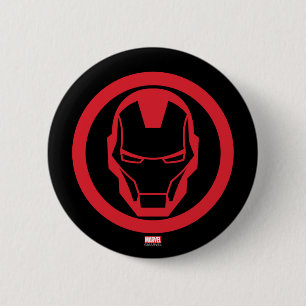Macaron Rond 5 Cm Iron Man invincible