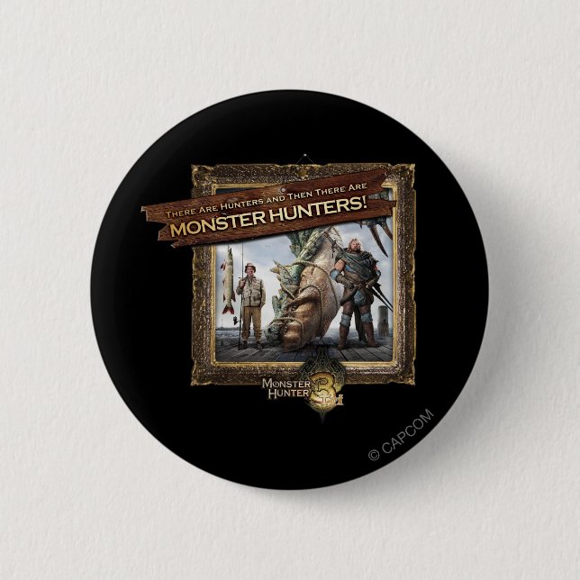 Macaron Rond 5 Cm Ironbeard McCullough et pêcheur (Devant)