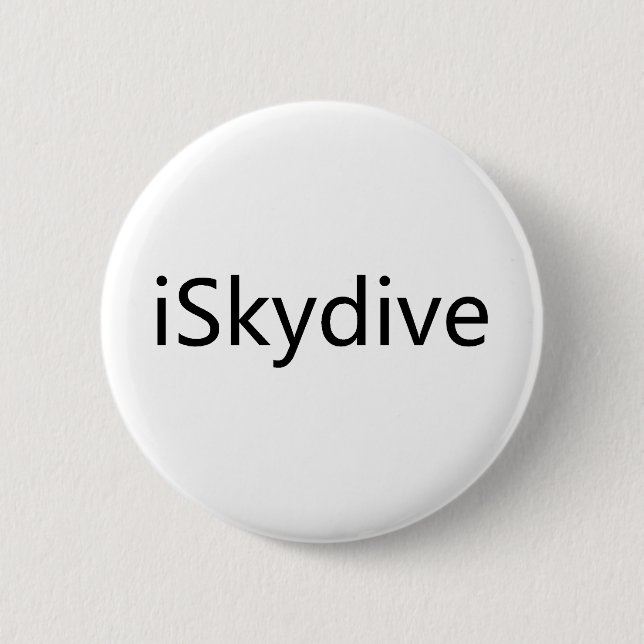 Macaron Rond 5 Cm iSkydive (Devant)