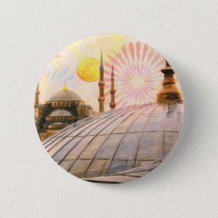 Macaron Rond 5 Cm Istanbul pluvieux