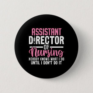 Macaron Rond 5 Cm Istant Directeur De L'Infirmière Funny Adon Rn Inf