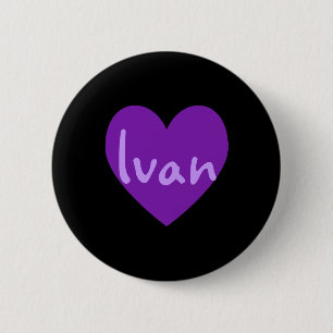 Macaron Rond 5 Cm Ivan en violet