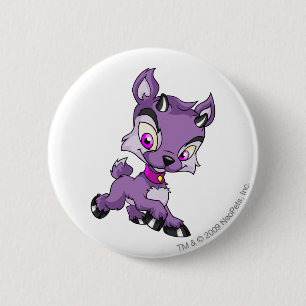 Macaron Rond 5 Cm Ixi pourpre