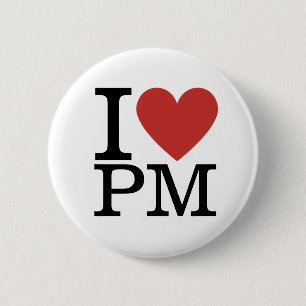 Macaron Rond 5 Cm J'❤️ PM Gestion de projet pour l'épingle personnal