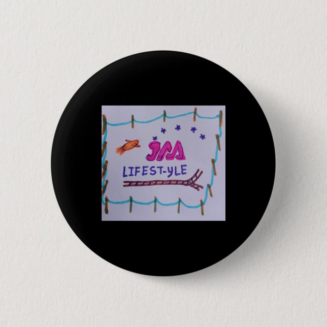 Macaron Rond 5 Cm Jaa Lifestyle Company Logo Panting (Devant)