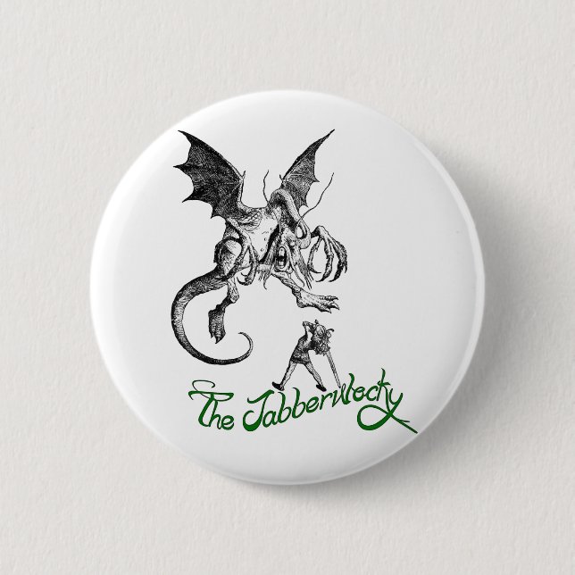Macaron Rond 5 Cm jabberwock (Devant)