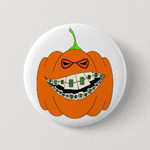 Macaron Rond 5 Cm Jack-O-Croisillons