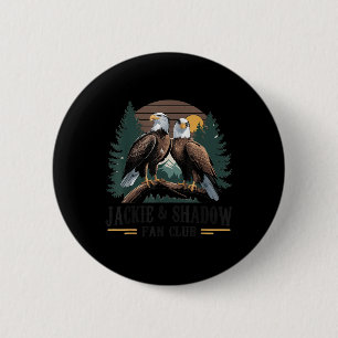 Macaron Rond 5 Cm Jackie Et Ombre Bald Eagle Nature Lover