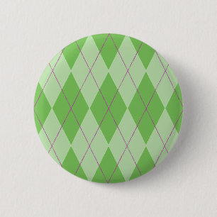 Macaron Rond 5 Cm Jacquard vert