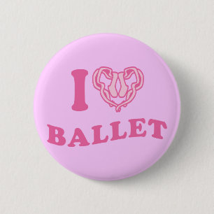 Macaron Rond 5 Cm J'adore le ballet