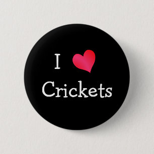 Macaron Rond 5 Cm J'adore les crickets