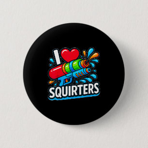 Macaron Rond 5 Cm J'adore les T-shirts Sarcasques d'été Squirters.pn