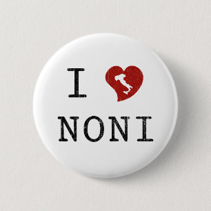 Macaron Rond 5 Cm J'adore Noni