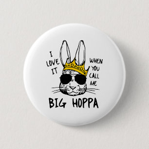 Macaron Rond 5 Cm J'adore quand vous m'appelez Grand Lapin Hoppa de