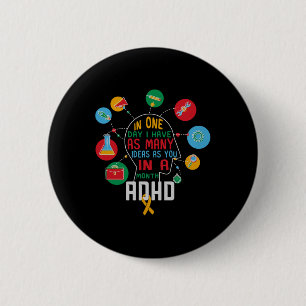 Macaron Rond 5 Cm J'Ai Beaucoup D'Idées Et De Conscience Confort Cou