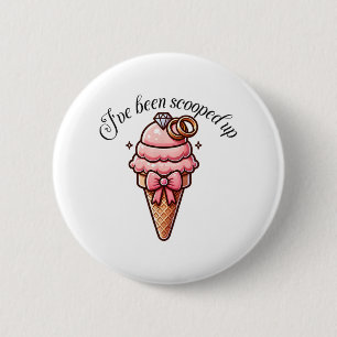 Macaron Rond 5 Cm J'ai été récupérée Baby Shower Mariage Avec Coquet