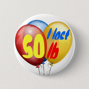 Macaron Rond 5 Cm J'ai perdu 50 livres