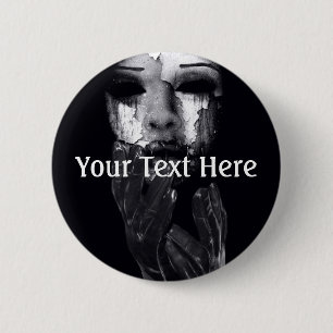 Macaron Rond 5 Cm J'ai perdu mon masque