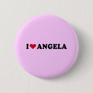 MACARON ROND 5 CM J'AIME ANGELA