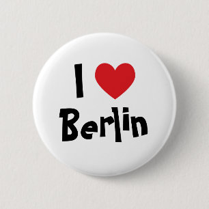 Macaron Rond 5 Cm J'aime Berlin