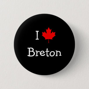 Macaron Rond 5 Cm J'aime Breton
