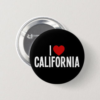 Macaron Rond 5 Cm J'aime California Bouton Rond