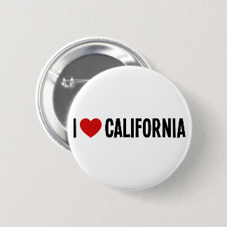 Macaron Rond 5 Cm J'aime California Bouton Rond