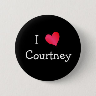 Macaron Rond 5 Cm J'aime Courtney