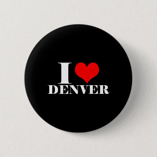 Macaron Rond 5 Cm J'aime Denver