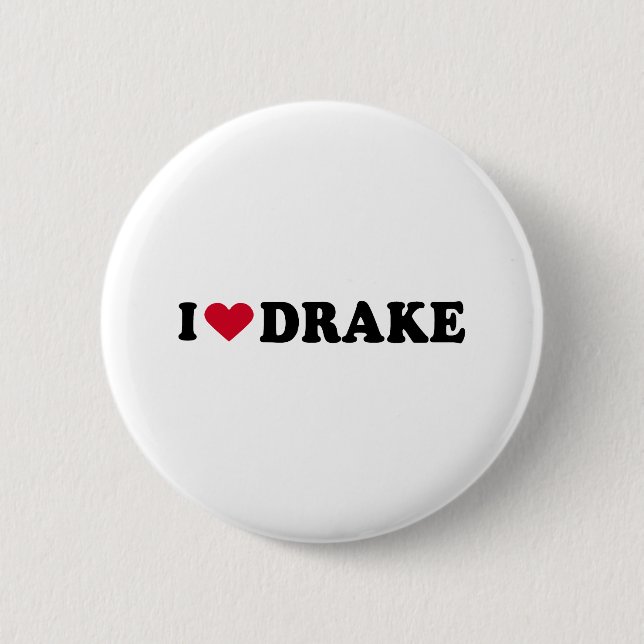 MACARON ROND 5 CM J'AIME DRAKE (Devant)