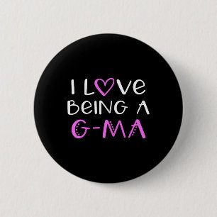 Macaron Rond 5 Cm J'Aime Être Un Gma Cool Game G-ma