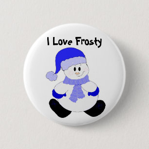 Macaron Rond 5 Cm J'aime Frosty