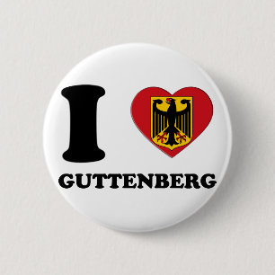 MACARON ROND 5 CM J'AIME GUTTENBERG