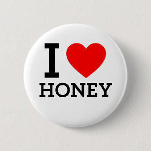 Macaron Rond 5 Cm j'aime Honey