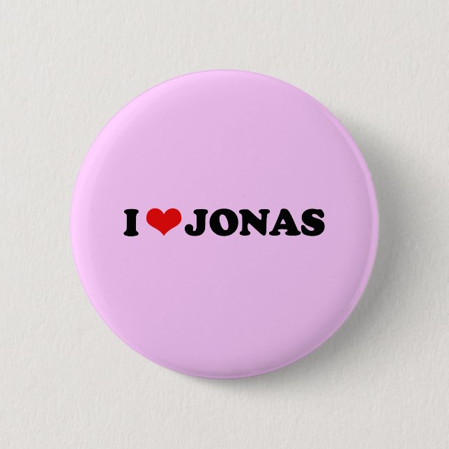 MACARON ROND 5 CM J'AIME JONAS (Devant)