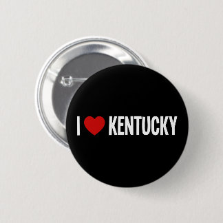 Macaron Rond 5 Cm J'aime Kentucky Bouton Rond