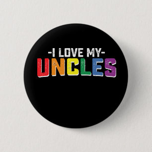 Macaron Rond 5 Cm J'aime la fierté de mes oncles Gay Lesbienne Famil