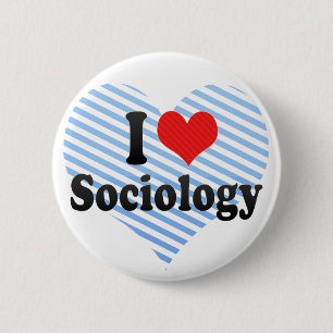 Macaron Rond 5 Cm J'aime la sociologie