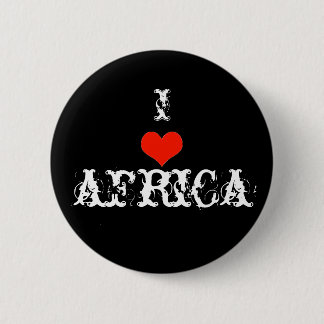 Macaron Rond 5 Cm J'aime l'Afrique