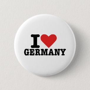 Macaron Rond 5 Cm J'aime l'Allemagne