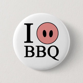 Macaron Rond 5 Cm J'aime le BBQ