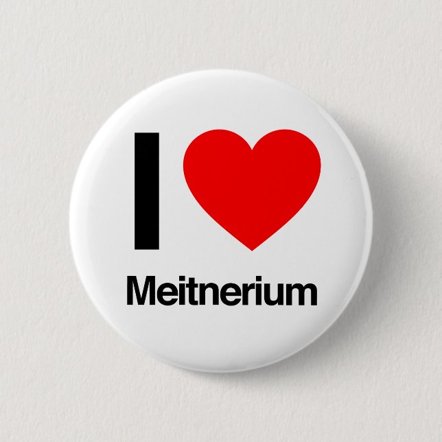 Macaron Rond 5 Cm j'aime le meitnerium (Devant)