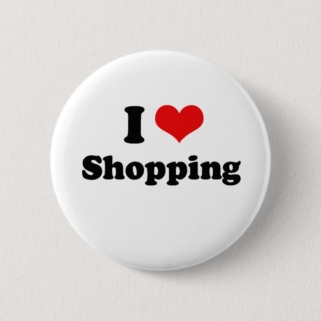 Macaron Rond 5 Cm J'aime le T-shirt de achat (Devant)