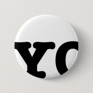 Macaron Rond 5 Cm J'aime le yoga