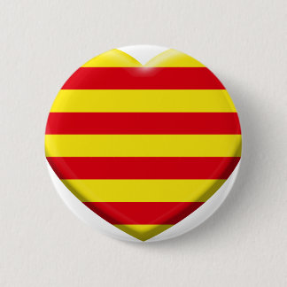 Macaron Rond 5 Cm J'aime les Catalans