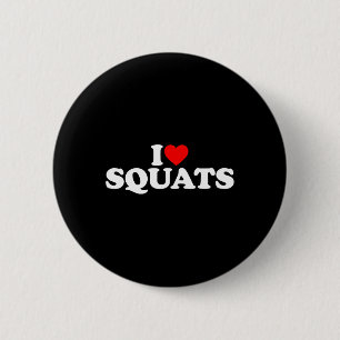 Macaron Rond 5 Cm J'Aime Les Squats De Gymnase