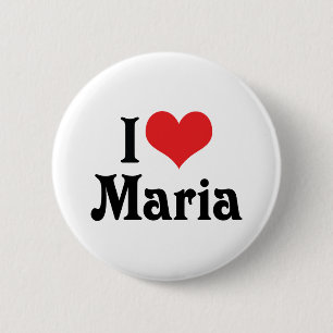Macaron Rond 5 Cm J'aime Maria