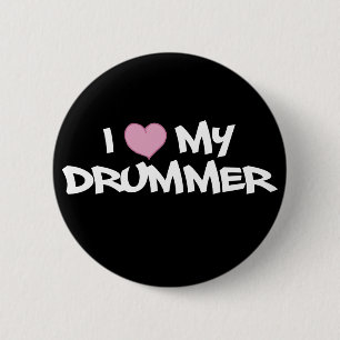 Macaron Rond 5 Cm J'aime mon batteur