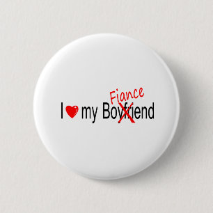 Macaron Rond 5 Cm J'aime mon fiancé